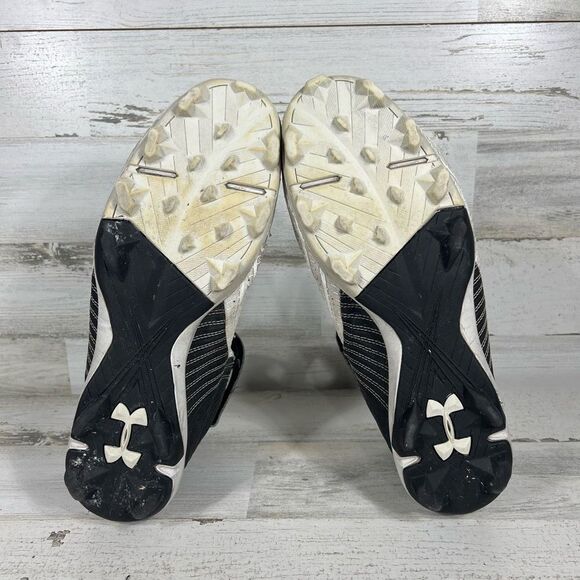 Under Armour Men's Harper 4‎ Mid RM Baseball Cleats Size High Top BlacK U… - Picture 7 of 8